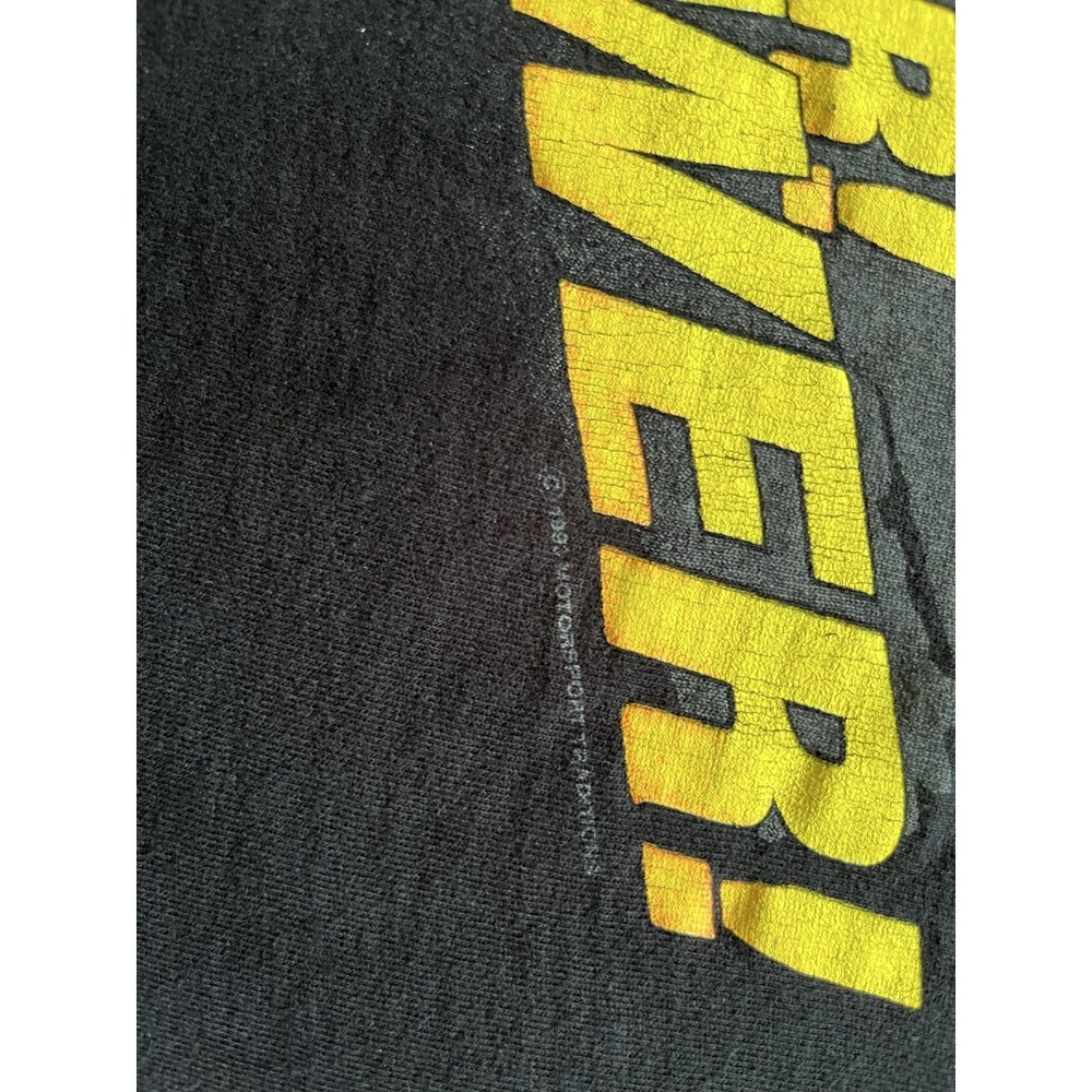 Vintage Darrell Waltrip Shirt Mens Medium Black NASCAR Racing Cal Cru Tee 90s - Picture 3 of 11